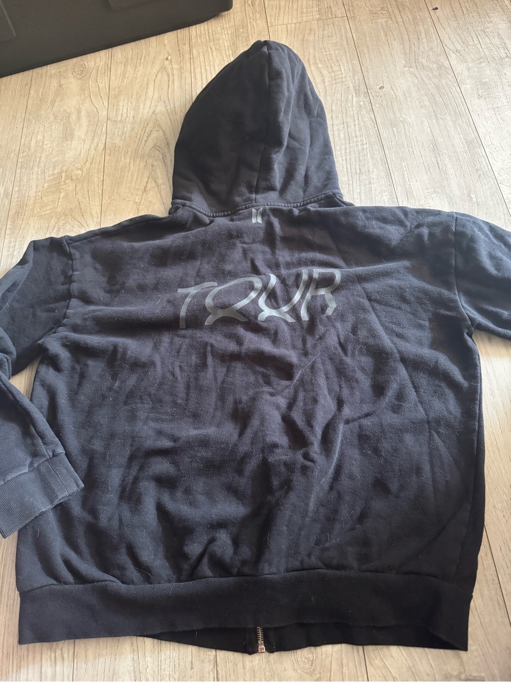 BTS Map of the Soul Tour Black Hooded zip up Pullover